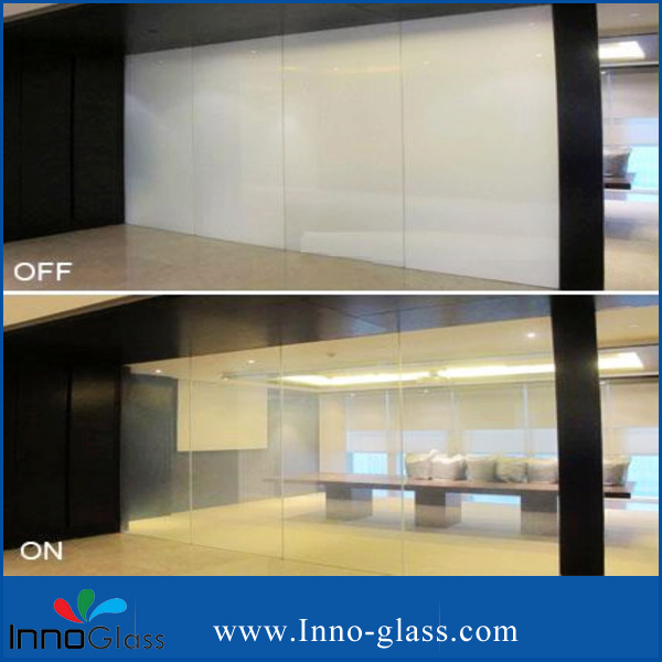 Non-adhesive PDLC Film for  Laminated Glass on Building